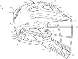 Sports helmet with liner system