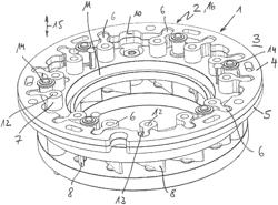 Adjustment ring of a variable turbine geometry