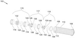 Multiplying nested gearbox