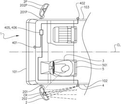 Vehicle comprising a rear view mirror and an antenna