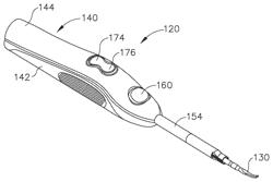 Ultrasonic surgical instrument with features for forming bubbles to enhance cavitation