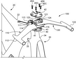 Split handlebar for a bicycle