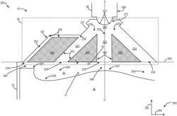 Controlled air entrainment passage for diesel engines