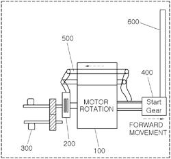 Motor assembly for starting engine and driving balance shaft and method of controlling the same