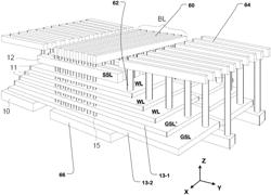 3D memory having plural lower select gates