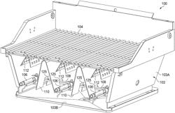 Zonal barbecue grill with carryover provision