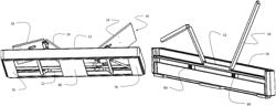 Method and structure for lightweight integrally formable bed frames for articulating beds