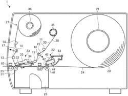 Printer and ribbon winding features