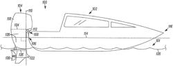 Large outboard motor including variable gear transfer case