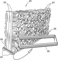 Firewood stack retainer