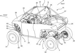 Attaching structure for stabilizer of utility vehicle