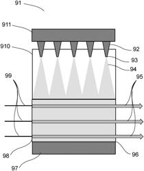 Transition radiation light sources