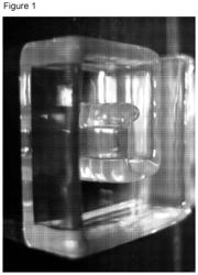 Cross-linkable silicone compositions for producing highly transparent molded parts by means of ballistic methods