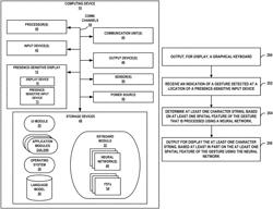 Neural network for keyboard input decoding