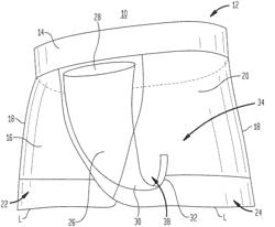 ATHLETIC GARMENT WITH INTEGRAL CUP ASSEMBLY