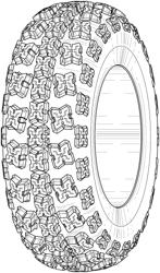 All-terrain vehicle tire