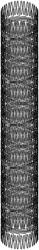 Hybrid patterned stent device