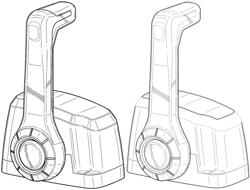 Combined marine shift and throttle control