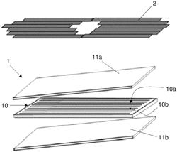 One dimensional transmission detector for radiotherapy