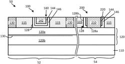 MASKLESS PROCESS FOR FABRICATING GATE STRUCTURES AND SCHOTTKY DIODES