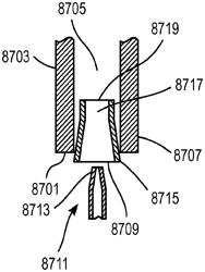 Methods, systems and devices for non-invasive open ventilation with gas delivery nozzles with an outer tube