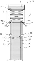 METHOD AND APPARATUS FOR PRODUCING A THIN GLASS RIBBON, AND THIN GLASS RIBBON PRODUCED ACCORDING TO SUCH METHOD