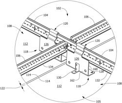 Suspended ceiling system, securing members, and process of installing a suspended ceiling system