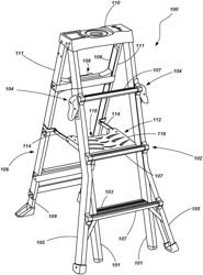 ADJUSTMENT MECHANISMS, LADDERS INCORPORATING SAME AND RELATED METHODS