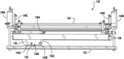 Cross seal devices for package forming systems and related methods