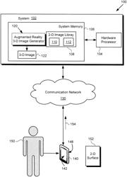 Deformable-surface tracking based augmented reality image generation