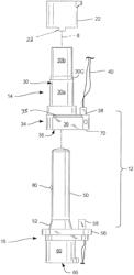 Central shaft power connector for lighted ornaments