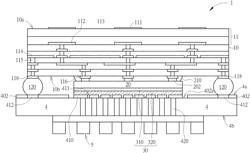 SEMICONDUCTOR PACKAGE HAVING IMPROVED THERMAL INTERFACE BETWEEN SEMICONDUCTOR DIE AND HEAT SPREADING STRUCTURE