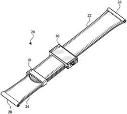 Watchband securement with clamp pads