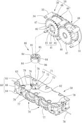 Double-layer cord rolling device for window blind without exposed pull cord