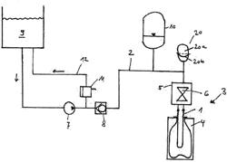 METHOD AND APPARATUS FOR PRODUCING LIQUID-CONTENTS-FILLED CONTAINERS FROM PREFORMS BY CONTENTS BEING INTRODUCED INTO THE PREFORM UNDER PRESSURE