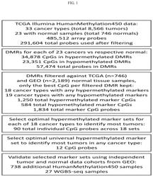 DNA METHYLATION BIOMARKERS FOR CANCER DIAGNOSING