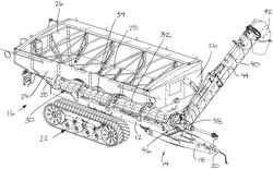 Agricultural wagon with unload auger operable on both sides