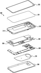 ELECTRONIC COMPONENT ARRANGEMENT STRUCTURE AND ELECTRONIC DEVICE INCLUDING SAME