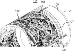 Roll take-up device with an electrical contact for a roll of a sheetlike composite for producing dimensionally stable food and drink containers