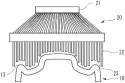 Resin composite module for vehicle and production method therefor