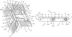 Modular conveyor, conveyor module and method of coupling modules of a conveyor