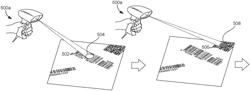 Light projected feedback for guiding hand movements