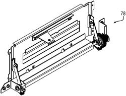 Fascia gate separable gear drive