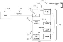 Remote radio head equipped with user equipment terminal capability