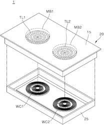 INDUCTION HEATING-TYPE COOKTOP HAVING IMPROVED USABILITY