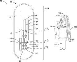 Overflow system for a fluid container