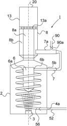 Method and device for producing a gaseous medium comprising steam