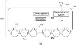 System for determining conicity of a wheel based on measured vibrations