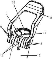 Seat rod clamp assembly and vehicle