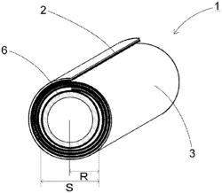 Glass roll with a separable protective sheet